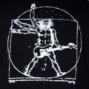 Vitruvian Man Guitar Shirt